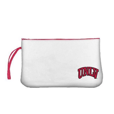 NCAA North Carolina Tar Heels Clear Zip Closure Wristlet