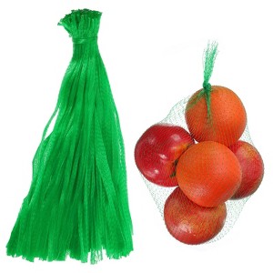 Unique Bargains Seafood Vegetable Grocery Shopping Stretchable Reusable Mesh Produce Bags 100 Pcs - 1 of 4