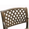 5pc Outdoor Dining Set: Weather-Resistant, 48" Table, Chairs - Oakland Living - 4 of 4