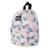 Stitch Character Heads All-Over Print 10.6” White Mini Backpack - 2 of 4