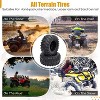 2PCS 26x11-12 TL ATV/UTV Tires, 26x11x12 6 PR Rubber All Terrain Tire, 20mm Tread Depth, 480 LBS Loading Capacity - 4 of 4