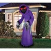 Occasions 7' Inflatable Faceless Reaper  Purple, 7 ft Tall, Multicolored - 2 of 3