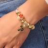 Disney Minnie Mouse Fashion 7" Charm Bracelet with Heart, Bow, and Crystal Beads - 3 of 4