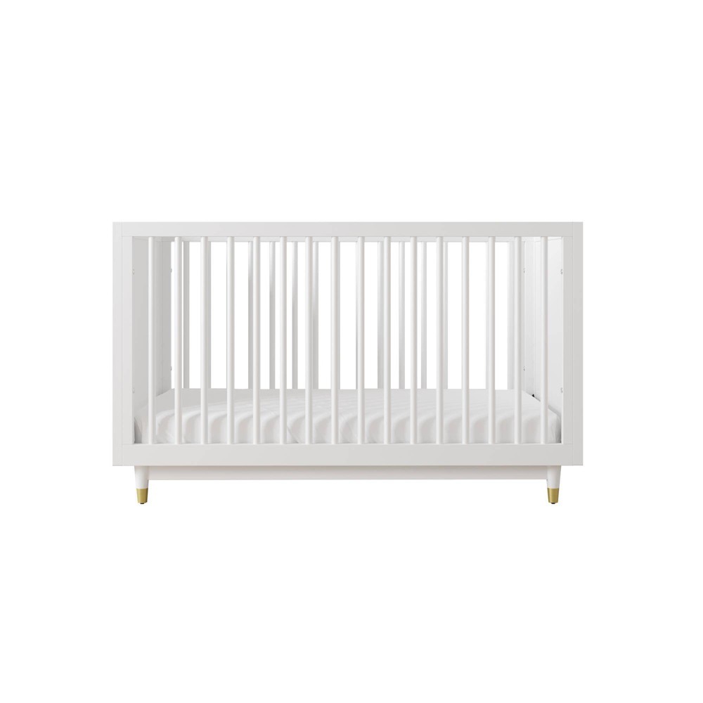 Photos - Cot Room & Joy Rory 3-in-1 Crib with Adjustable Mattress Height - White