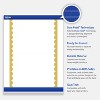 Avery 5" x 7" Cards, Pre-Printed Gold Edge Dots Design, 20 ct - 3 of 4