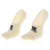 Unique Bargains Men's Soft Classic Five Toe Socks 1 Pair - 3 of 4