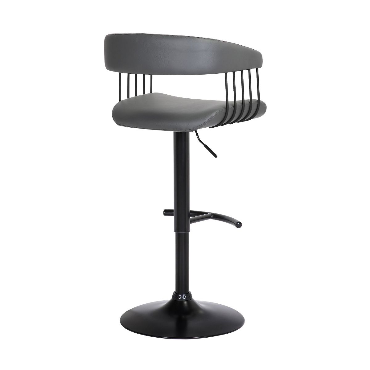 Calista Upholstered Adjustable Barstool - thumbnail 5