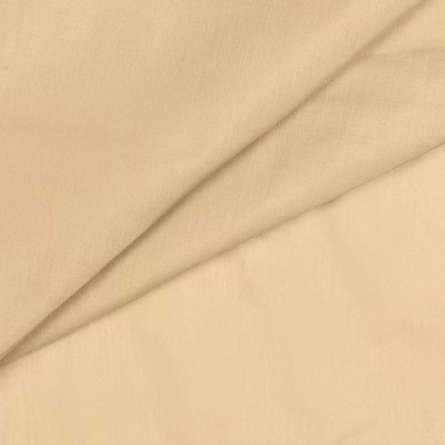 Almond Solid Color Fabric Lined Rod Pocket Valance