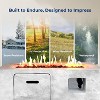SereneLife Propane Gas Fire Pit - Rectangle, 50k BTU - 4 of 4