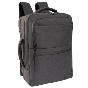Jack Abrahams The Bristol Twill Nylon 19-In Convertible Travel Backpack - 1 of 4