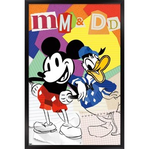 Trends International Disney Mickey Mouse & Donald - Design Elements Framed Wall Poster Prints - 1 of 4