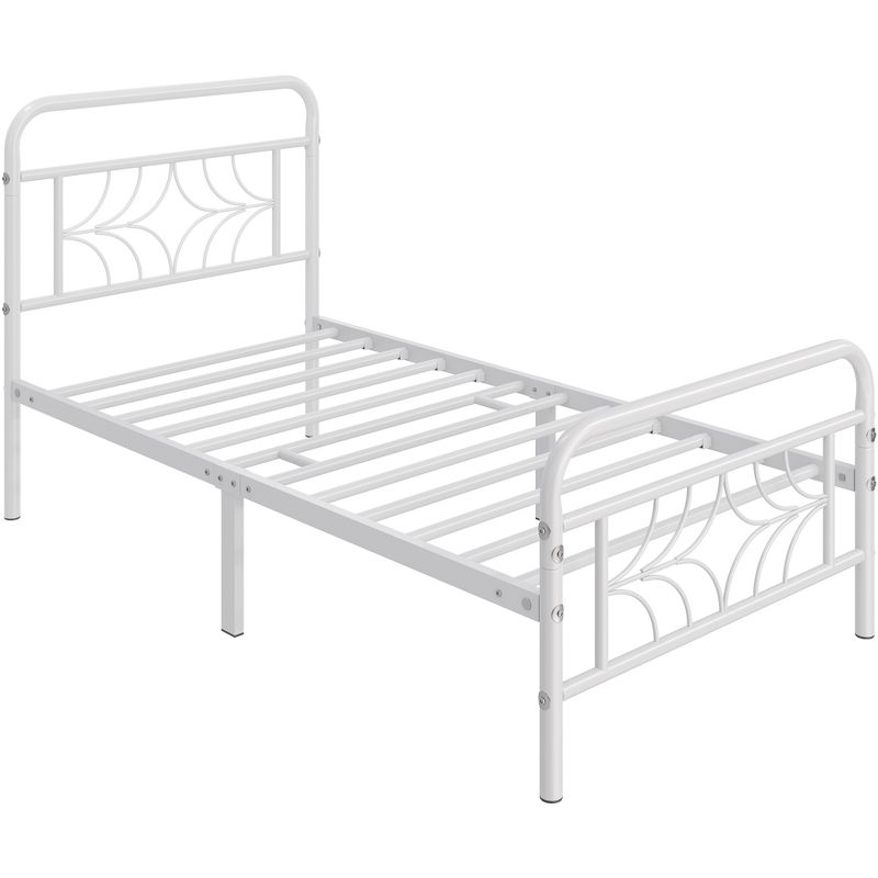 Yaheetech Modern Metal Platform Bed with Headboard, 1 of 12