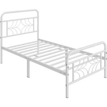 Yaheetech Modern Metal Platform Bed with Headboard
