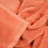 Hastings Home 6-Pc 100% Cotton Zero-Twist Towel Set - Brick - 4 of 4
