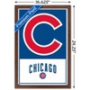 Trends International MLB Chicago Cubs - Logo 22 Framed Wall Poster Prints - 3 of 4