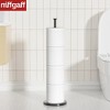 LunaLulinlk Black Stainless Steel Freestanding Tissue Extender Toilet Paper Holders - 2 of 4