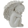 Northlight 7.5" Ivory Left Facing Sleeping Cherub Angel Outdoor Garden Statue - 4 of 4