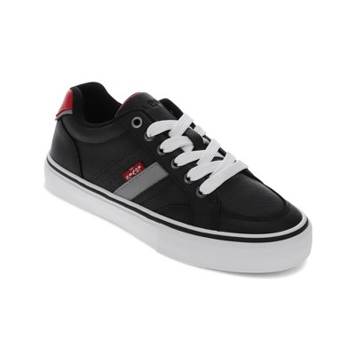 Levi's Kids Avery Synthetic Leather Casual Lace Up Sneaker Shoe