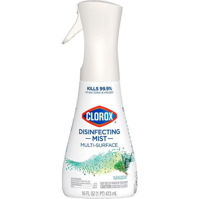 Clorox Eucalyptus Peppermint Ready-to-Use Disinfecting Mist - 16 fl oz, 3 of 16