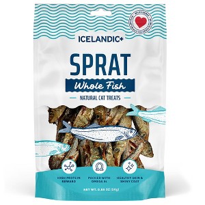 Icelandic+ Whole Fish Sprat - 0.85oz Bag, Wild-Caught, Air-Dried Cat Treats - 1 of 4