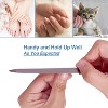 6ct Stainless Steel Nail Files, Metal Sapphire Grit — Reusable & Washable Fingernail Files - 4 of 4