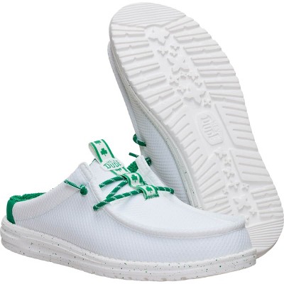 HEYDUDE Men Wally Slip Shamrock , White/Green, 10 — фото 4