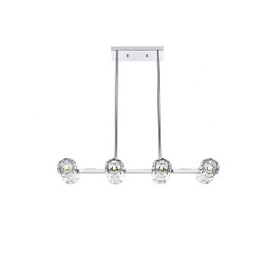 Elegant Lighting Eren 8 - Light Pendant in  Chrome - 1 of 4
