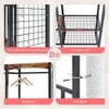 Bestier Metal Freestanding Wardrobe Storage Unit with Wooden Top Shelf and Built In Color Changing Lights with 7 Colors and 20 Dynamic Modes - 2 of 4