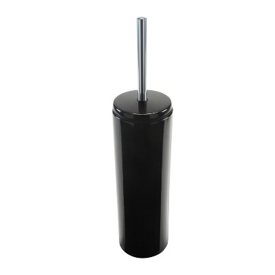 Black Stainless Steel Toilet Brush with Removable Liner