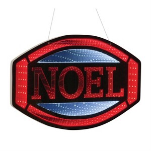 Noel Sign Ekkolight 15.75"H Acrylic Lighted Holiday Wall/Tabletop Sign – Infinity Glow Christmas Decor by Melroser - 1 of 4