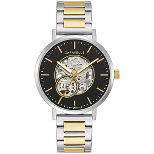 Caravelle designed by Bulova Men's Dress Automatic Watch, Stainless Steel, Open Aperture - 1 of 4