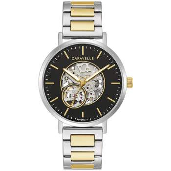 Caravelle designed by Bulova Men's Dress Automatic Watch, Stainless Steel, Open Aperture