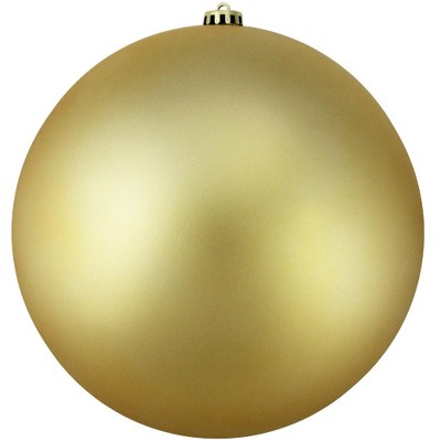 Northlight Matte Vegas Gold Shatterproof Christmas Ball Ornament 8" (200mm)