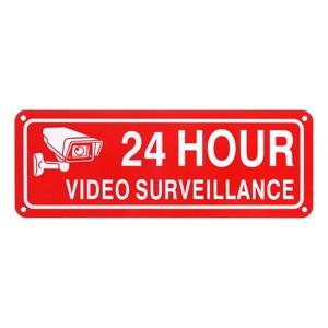 Unique Bargains Reflective UV Protected Waterproof Security Camera Sign 1 Pc - 1 of 4