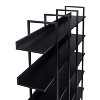 NicBex Bookcases for Living Room 5-tier 70.87" H Open Storage Bookcase Vintage Industrial Style Shelf with Metal Frame for Home Office - 3 of 4