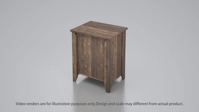 Wolfe Storage End Table Reclaimed Oak - HOMES: Inside + Out, 2 of 8, play video