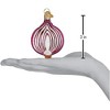 Old World Christmas Glass Blown Ornament for Christmas Tree, Red Onion - 4 of 4