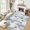 Machine Washable Rug Modern Rug Non Slip, Soft Non Shedding Indoor Carpet - 3 of 4