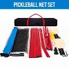 PLAYAPUT 22FT Regulation Size Pickleball Net Set with 4 Pickleball Paddles, Blue - 2 of 4