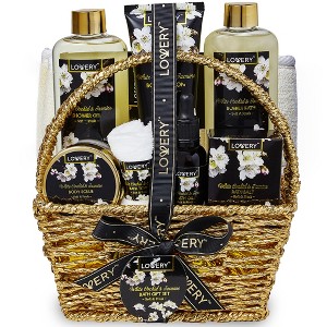 Lovery Bath & Body Gift - Orchid & Jasmine - Body Scrubs, Lotions & More - 9pc - 1 of 4