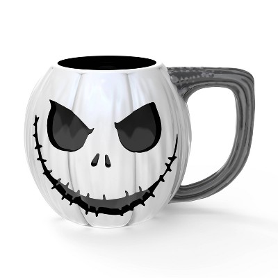Zak Designs 15.5 fl oz Sculpted Nightmare Before Christmas Dolomite Mug White