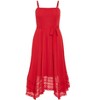 Women's Plus Size Flirty Nature Dress - red | CITY CHIC - 4 of 4