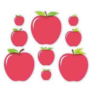 Creative Teaching Press® Apple Time Apples Designer Cut-Outs, 3 Sizes, Pack of 36 - 1 of 2