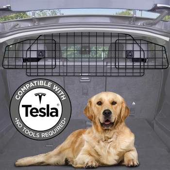Pawple Dog Car Barrier Compatible with Tesla Model Y Adjustable Car Barrier for Dogs