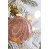 Dexmalle Set of 6 Glass Decorative Hanging Ball Christmas Tree Ornaments - 3 of 4