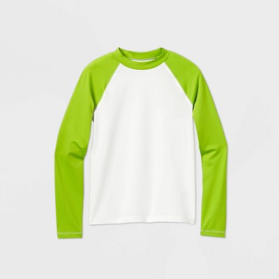 boys white swim shirt