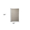 HomeRoots 5' X 8' Beige Berber Hand Woven Area Rug - 3 of 4