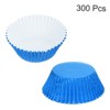 Unique Bargains Greaseproof Metallic Easy Release Baking Cups Standard 300 Pcs - 3 of 4