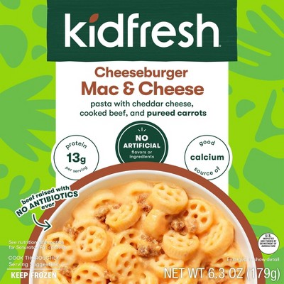 Kidfresh Frozen Cheeseburger Mac &#38; Cheese - 6.3oz