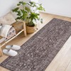 Area Rugs for Living Room Bedroom,Vintage Floral Boho Non Slip Low Pile Carpet Indoor Dining Room Kids Room - 3 of 4